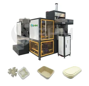 Pâte à papier réutilisable jetable moulée en pâte écologique, boîte à litière pour chat, Machine de fabrication de petite entreprise, idées de Machine