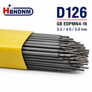 Electrodo de Soldadura D127 EDPMn4-15 de Acero al Manganeso Medio DC+ para Revestimiento Duro HRC30 Mn 4.50% Máx. Directo de Fábrica - Product Image 1