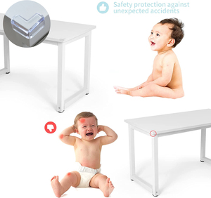 New Portable <strong>Top</strong> Guard Corner <strong>Protector</strong> <strong>Table</strong> Heart Shape Clear Baby Proofing Corner Guards Corner <strong>Protector</strong> - Product Image 6