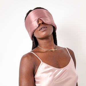 Masque de sommeil portable en soie de mûrier douce, grande taille 16 mm, occultant, pour voyage et sieste, vente chaude - Product Image 4