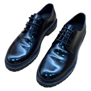 Chaussures Oxford pour hommes en cuir formelles neuves sur mesure luxueuses à lacets cousues à la main à semelle épaisse pour le bureau - Product Image 1