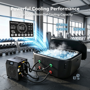 Système de refroidissement portable de bureau 5200W avec écran LCD et refroidisseur d'eau, prise US, pour thérapie corporelle complète - Product Image 1