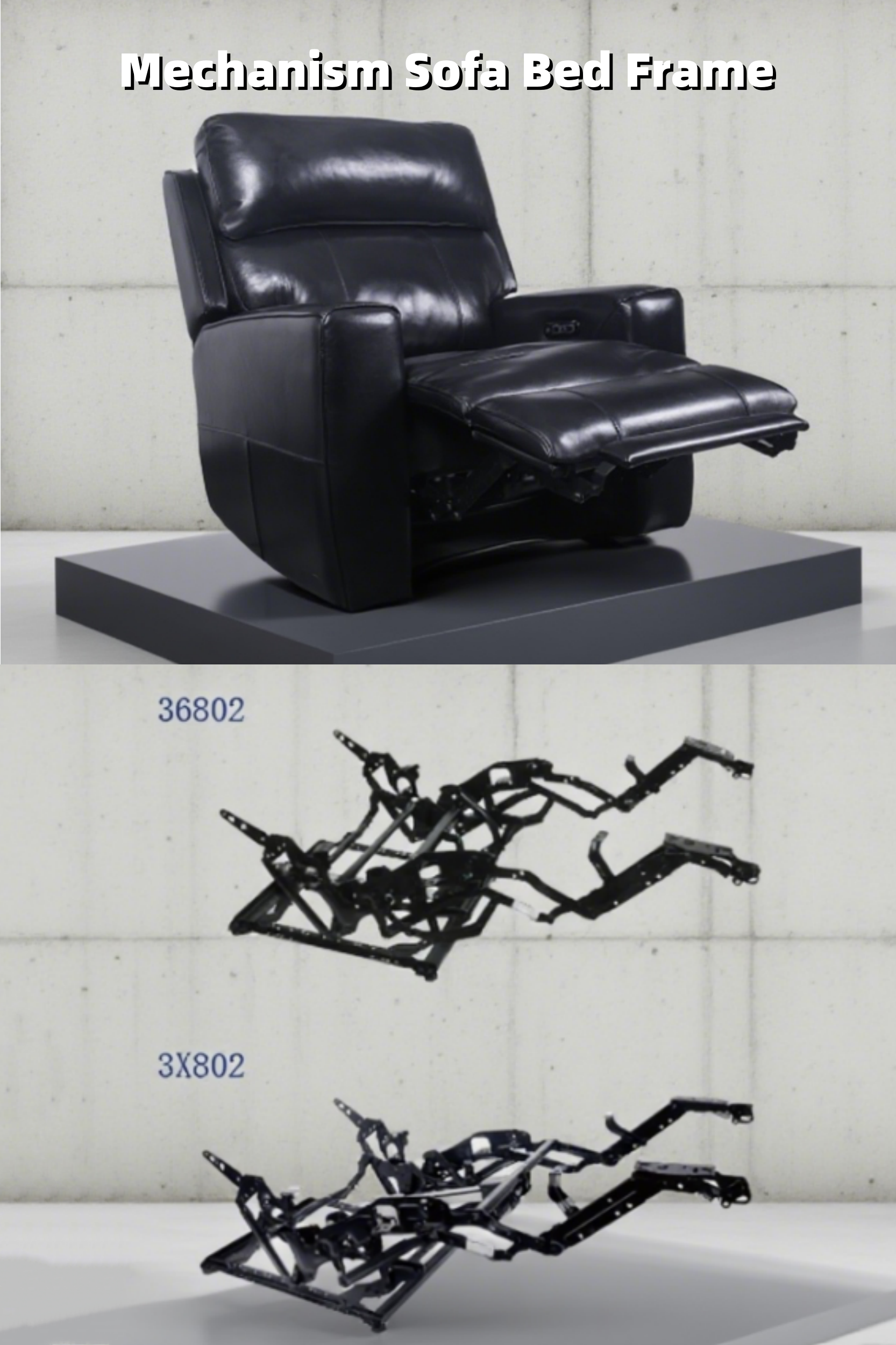 RMT 36802 Metal to Floor Living Room Sofa Mechanism Manual