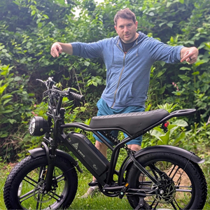 Bicicleta Eléctrica Híbrida TST 20*4.0 Fatbike con Suspensión Completa, Motor en el Buje Trasero, Batería de Litio y Cuadro de Acero - Product Image 6