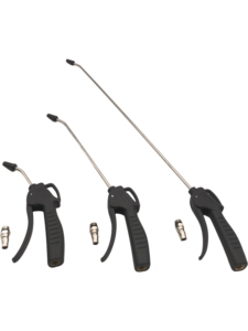 Pistolet de soufflage d'atelier en acier inoxydable de 8 mm, tube de 100 mm de long, pour le nettoyage multi-scènes et les nettoyages ponctuels - Product Image 2
