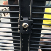Panneau de clôture anti-coupure 358, 76,2x12,7 mm, maille soudée, clôture de haute sécurité pour prison, galvanisé à chaud, clôture de sécurité 358