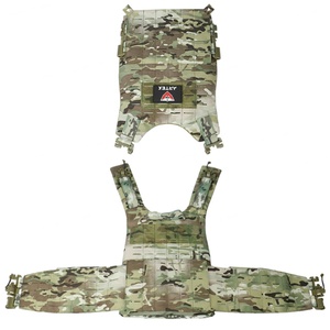 Chaleco Táctico Portaplacas de Tela Oxford, Corte Láser MOLLE, Chaleco Protector de Entrenamiento, Impermeable, Camuflaje CP - Product Image 4