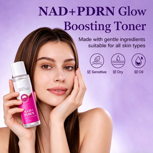 Tonique facial NAD Plus PDRN avec niacinamide, carnosine, ADN de sodium, hydratant, apaisant, anti-glycation, éclaircissant pour les peaux ternes - Product Image 4