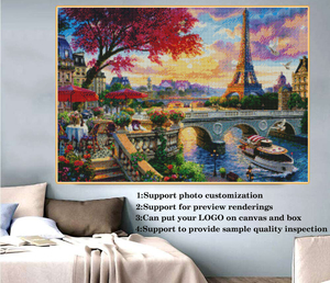 G-121 personnalisé écologique toile mur Art moderne décor à la maison peinture à l'huile numérique imprimé affiche caractéristique mur Art - Product Image 3
