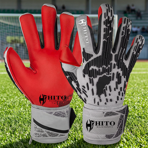 Guantes de Portero de Fútbol Profesional, Palma Delantera de Látex Giga de 4 mm, Dorso de Goma Inyectada, Protección para el Pulgar, Diseño Personalizado con Rodillo Negativo - Product Image 2