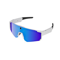 Lunettes Caméra Intelligentes pour Cyclisme en Extérieur 800W HD Anti-Tremblement Prise de Vue IA pour Appels Contrôle Tactile + Boutons Ultra Durables