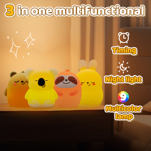 Lámpara de noche de silicona Pat Usb recargable de silicona suave lámpara <span class=keywords><strong>Led</strong></span> Usb luz de noche cargador Usb luz de noche de silicona para bebé - Product Image 5