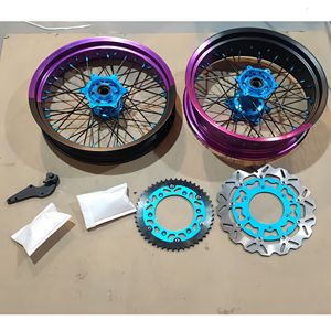 <span class=keywords><strong>Prix</strong></span> usine 17 pouces 36 rayons WR YZF <span class=keywords><strong>YZ</strong></span> 250 350 450 roues de moto de course en alliage d'aluminium pour Yamaha - Product Image 2