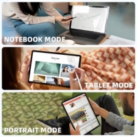 Laptop Mini, Laptop layar sentuh 10.95 "Intel Core I5-12thgen CPU Win11pro 512GB M.2 SSD 2 dalam 1 saku Notebook PC Tablet Yoga