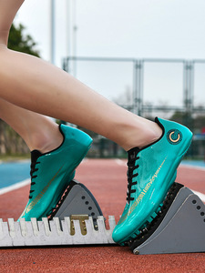 Chaussures d'athlétisme à pointes pour hommes et femmes, modèle été 2025, pour entraînement complet transfrontalier, sprint et <span class=keywords><strong>saut</strong></span> <span class=keywords><strong>en</strong></span> <span class=keywords><strong>longueur</strong></span>, pour étudiants - Product Image 5