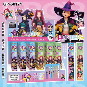 Stylo <span class=keywords><strong>Gel</strong></span> K-POP Demon Hunters Girl Group Blind Box - Stylo <span class=keywords><strong>Gel</strong></span> à Cliquet pour Étudiants - Product Image 4