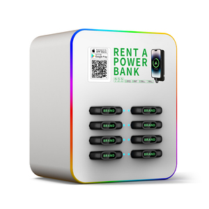Borne de recharge publique extérieure ODM pour la location de batteries externes, partage par code QR, charge rapide USB 36W, application - Product Image 3