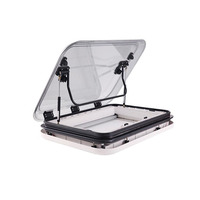 Toit ouvrant aéré en aluminium pour camping-car avec lumières LED