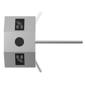 Durable 304 #   Tourniquets en acier inoxydable avec bras abattant, barrière RFID, système de contrôle d'accès par tourniquet trépied (TR120) - Product Image 6