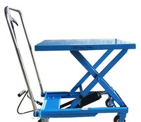 Plateforme élévatrice à flèche Jichuan de 3 mètres, table élévatrice hydraulique, poignée pliable ergonomique, élévateur manuel pliable, 910x500x52mm