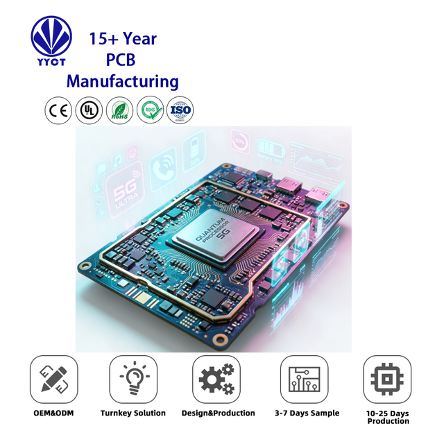 YYCT High Precision Customized Consumer Electronics PCBA Prototype Assembly for Small Batch Low/High Volume Turnkey PCB Assembly