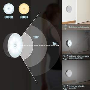 Luces LED con Sensor de Movimiento para Gabinetes de Cocina, Recargables por USB, Lámpara de Pared Inteligente con Inducción Nocturna, Venta al Por Mayor - Product Image 3