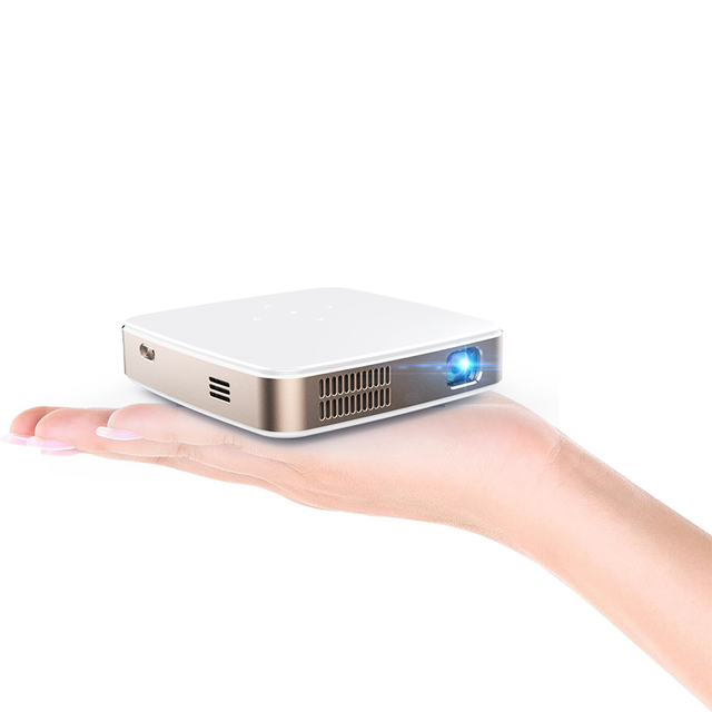 S-90 Android 9 Home Theater Projector 4K Smart DLP for Travel with 5400mAh Battery 2.4/5G Wifi Mobile Cinema Beamer