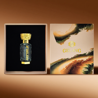 Vente en gros d'usine : Flacons d'échantillons de parfum en verre transparents, forme polygonale, 12 ml et 6 ml, avec compte-gouttes pour huile de parfum