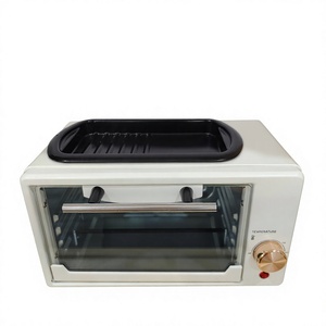 <span class=keywords><strong>Mini</strong></span>-<span class=keywords><strong>four</strong></span> électrique 10L, démarrage à un bouton, contrôle de la température, 750W, design à double bouton, grande fenêtre en verre trempé, pour comptoir - Product Image 1