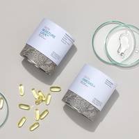 Emballage de capsules de cheveux OEM conteneur en papier tube boîte en carton avec couvercles pelables fermeture