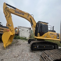 Excavatrice sur chenilles lourde d'occasion Komatsu PC350LC 35 tonnes - Moteur et hydraulique d'origine, faible nombre d'heures de travail, marque japonaise
