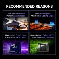 Nuevo Lanzamiento: Laptop para Juegos Honor WIN H9 2026 de 16 Pulgadas, U9 290HX Plus, RTX 5060, 16GB, 1TB