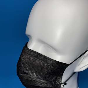 قناع طبي من النوع IIR، قناع جراحي غير منسوج يستخدم لمرة واحدة، ثلاثي الطبقات مع أربطة للأذن - Product Image 4