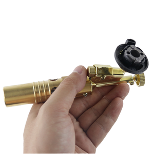 <span class=keywords><strong>Chalumeau</strong></span> à gaz butane <span class=keywords><strong>professionnel</strong></span> en laiton, torche <span class=keywords><strong>de</strong></span> cuisson à flamme réglable pour chef, soudage, barbecue, camping - Product Image 5