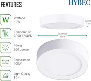 <b>LED</b> Ceiling <b>Light</b> <b>Surface</b> <b>Mounted</b> <b>LED</b> Downlight Elegant and Energy Efficient Lighting Solution - Product Image 2