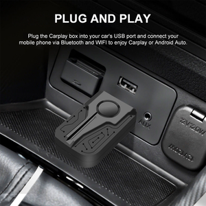 2024 mới nhất không dây Carplay mini Cắm và chơi xe hộp thông minh mini không dây Android Auto Adapter - Product Image 2