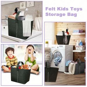 Sac de rangement en feutre, organisateur de bois de chauffage pour cheminée, panier de courses, porte-revues, poche pour bois de chauffage, sacs de rangement pour la maison - Product Image 6