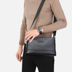 CHINY Borsa a Tracolla da Uomo di Tendenza, Lussuosa e Casual, in PU, Impermeabile, di Piccole Dimensioni, per Tutte le Stagioni - Product Image 4