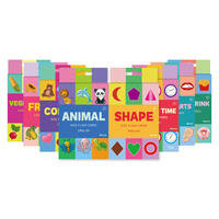 20 thèmes de cartes flash éducatives pour enfants, cartes flash d'apprentissage cognitif préscolaire, jouet d'apprentissage précoce Montessori