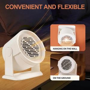 Chauffage électrique portable pour la maison et le bureau, idéal pour les tentes et les bureaux, chauffage efficace pour la maison et le bureau, ventilateur chauffant compact - Product Image 2