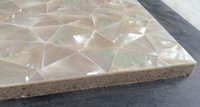 Vente directe d'usine, mosaïque de coquillages naturels en nacre, carreaux écologiques carrés, haute brillance, pour projets de décoration d'hôtels/villas/maisons