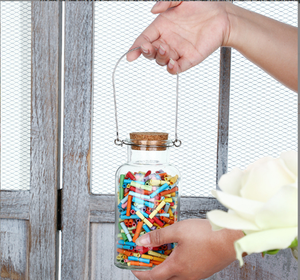 Deseando Favor Botella <span class=keywords><strong>de</strong></span> corcho <span class=keywords><strong>de</strong></span> vidrio transparente DIY Artesanía Vidrio redondo Corcho <span class=keywords><strong>de</strong></span> madera - Product Image 4