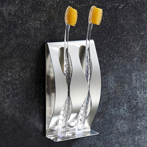 Nouvelle arrivée Pratique Salle De Bain Étanche En Acier Inoxydable Fixé Au Mur Support de <span class=keywords><strong>Brosse</strong></span> <span class=keywords><strong>À</strong></span> Dents - Product Image 4