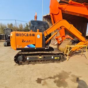 Mini-excavatrice Hitachi Zaxis 70 d'occasion en excellent état de fonctionnement, 7 tonnes, fabriquée au Japon, composants d'origine PLC, moteur, pompe, bien entretenue - Product Image 1