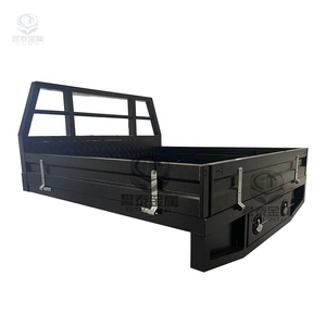 Bandeja Ute personalizada de doble cabina de aluminio 4x4 para Toyota <span class=keywords><strong>Land</strong></span> <span class=keywords><strong>Cruiser</strong></span> 79 con cajas laterales y protectores de arco de barro - Product Image 6