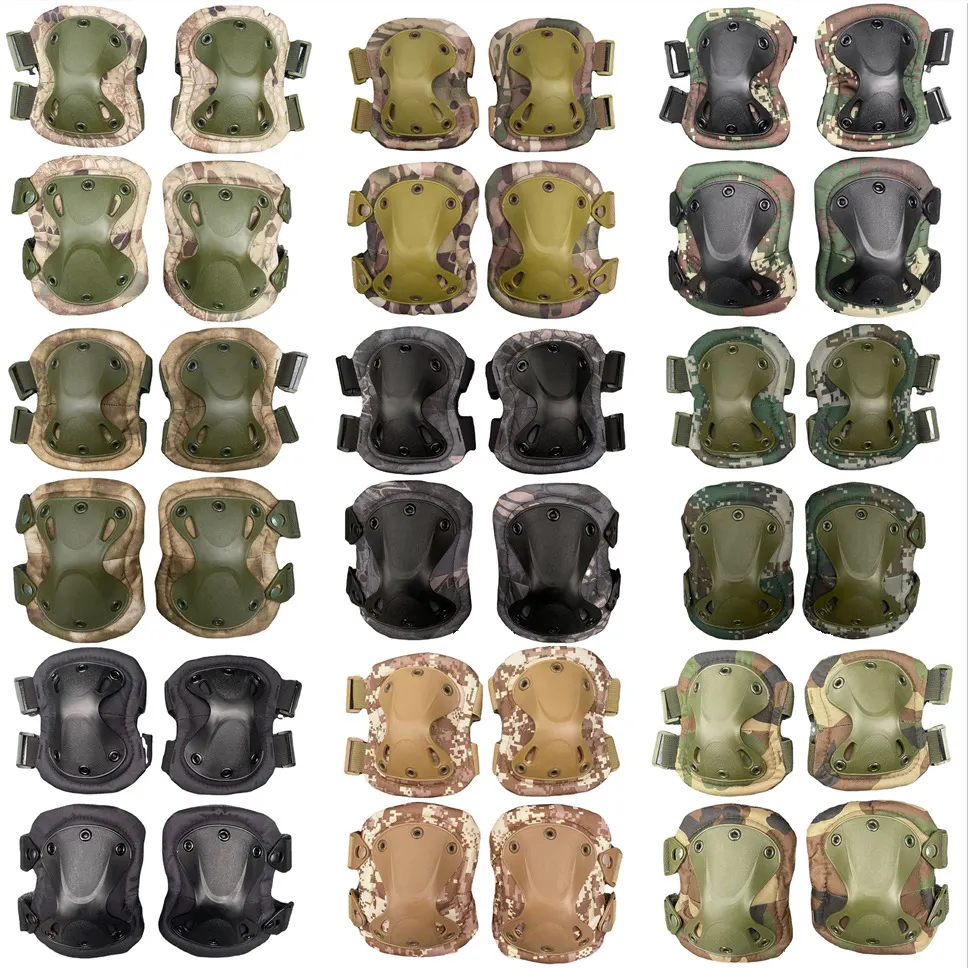 Multiple Choice Color Nylon Sport Protective Hands Legs Tactical Outdoor Skiing Extreme Sports Protection Elbow Knee Guard Pad
