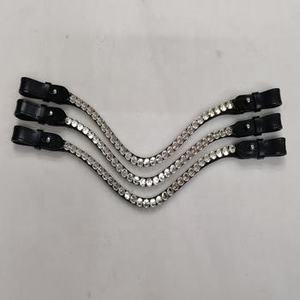 Diadema de cuero con diseño personalizado para caballo, accesorios ecuestres al mejor precio al por mayor, lista para usar - Product Image 3