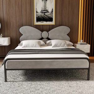 Canapés-lits pour chambre à coucher créative en métal <span class=keywords><strong>forgé</strong></span> pour étudiants Canapés-lits pour enfants européens et américains de taille royale lits superposés bon marché en métal avec cadre de <span class=keywords><strong>lit</strong></span> - Product Image 1