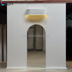 Fondo de Acrílico Personalizado de Alta Calidad LEDA, Fondo de PVC Blanco para Bodas - Product Image 4