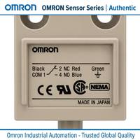 Nouveau capteur de fin de course Omron D4C-1632 scellé à rouleaux croisés, mince, 16 mm, SPDT, câble de 3 m